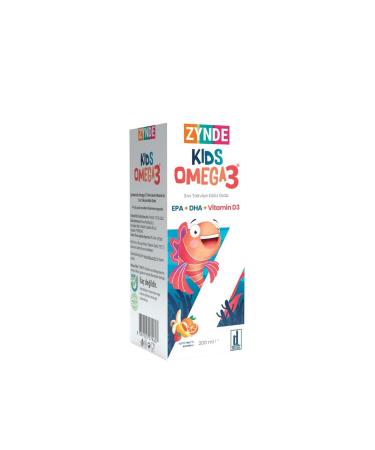 zynde Kids Kids Omega-3 Epa Dha Vitamin D3 Liquid 200ml