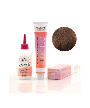 TANIS PROFESSIONAL TANIS COLOR-IT (100 ML) Permanent Hair Dye 6N (Dark Blonde)