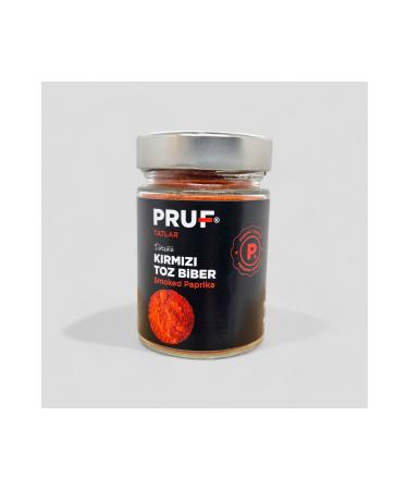 PRUF Smoked Pepper Powder 140 gr. Glass Jar