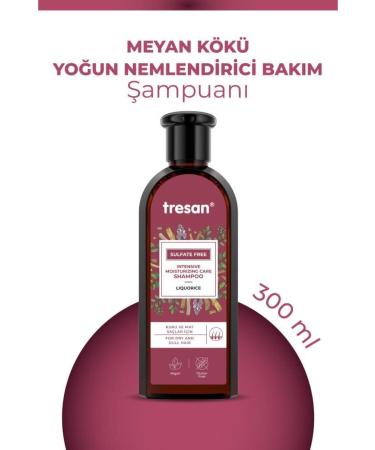 Tresan Licorice Root Intensive Moisturizing Sulfate-Free Care Shampoo 300 ml