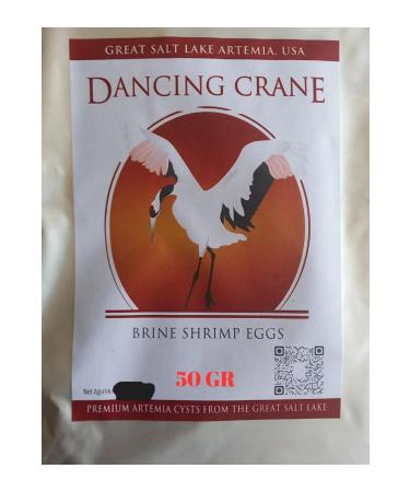 Living World ARTEMIA EGGS Dancing Crane American Artemia 50 Gr