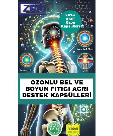 ZEIT OZONE and Active Ozone Oil Capsules for Arthritis Pain - Reliever - Fast Effect 24pcs