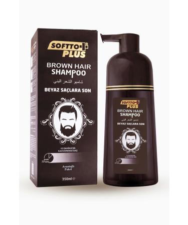 Softo Plus Brown Shampoo for White Hair