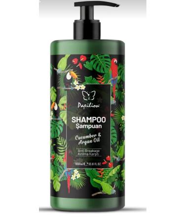 minimarketim Papilion Cucumber and Argan Oil Essence Hair Shampoo 1000 ml