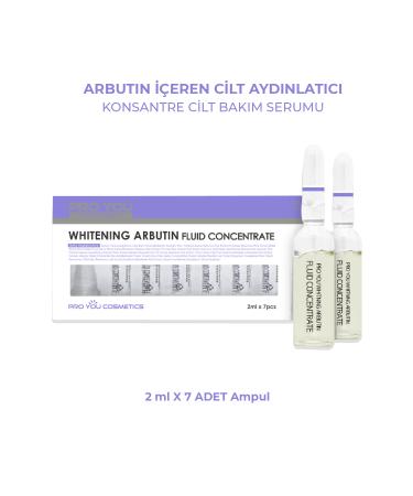 PRO YOU PROFESSIONAL Arbutin Fluid Concentrate Brightening Ampoule for Matte Skin 2 ml X 7 Pcs