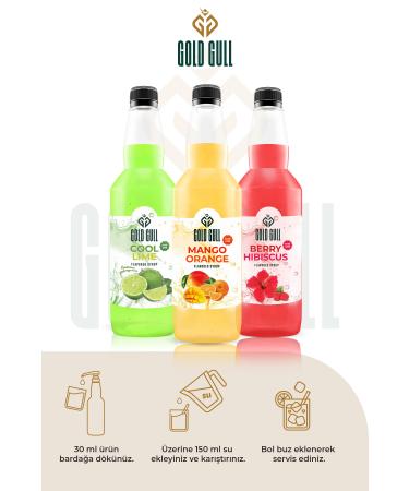 gold gull Cool Lime Concentrated Syrup 700 Ml. - Buy Online on GoSupps.com
