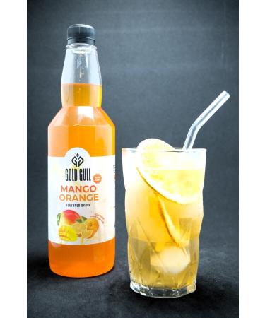 gold gull Mango Orange Concentrated Syrup 700 ml. - Buy Online on GoSupps.com