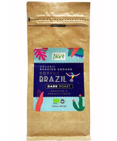 I am a plant Organic Ground Filter Coffee Brazil Dark 200 Gr G zel Ada G da