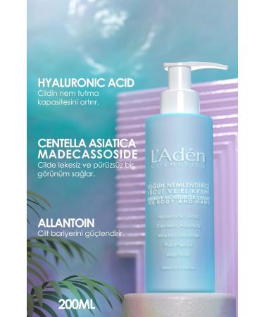L'Aden Cosmetics Repairing and Intensive Moisturizing Hand and Body Care Cream 200 ml (Face Cream is a Gift 30 ml) - Buy Online on GoSupps.com