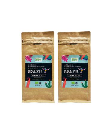 I am a plant Organic Ground Filter Coffee Brazilian Light 2x200 Gr