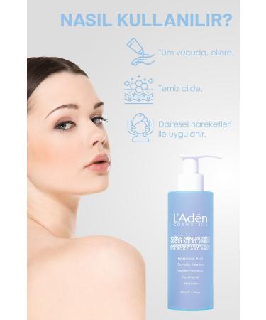 L'Aden Cosmetics Repairing and Intensive Moisturizing Hand and Body Care Cream 200 ml (Face Cream is a Gift 30 ml) - Buy Online on GoSupps.com