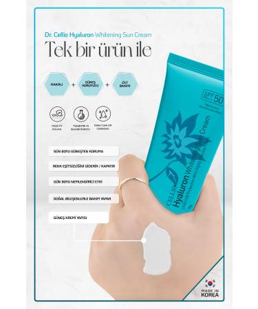 DR. CELLIO Hyaluronic Acid Intensive Moisturizing High Protection Spf50+ Pa +++ Uva/uvb Sunscreen Cream - Buy Online on GoSupps.com
