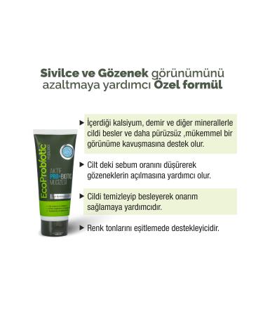 EcoProbiotic Miracle Pro Volcanic Clay Mask Pore Tightening Effect 100 ml - Buy Online on GoSupps.com