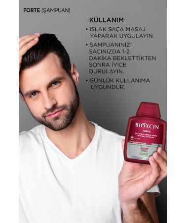 Bioxcin Forte 300 ml Buy 3 Pay 2 Shampoo - Intensive Hair Loss Shampoo - Buy Online on GoSupps.com
