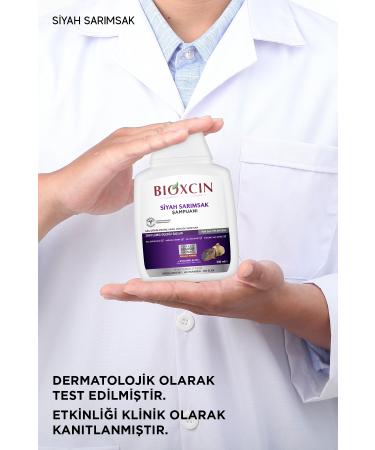 Bioxcin Black Garlic Shampoo Buy 3 Get 2 3x300 Ml - Damaged Sparse Falling Hair - Buy Online on GoSupps.com