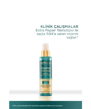 Bioxcin Keratin & Argan Repairing Liquid Hair Care Cream 150 ml - Damaged and Sensitive Hair - Buy Online on GoSupps.com