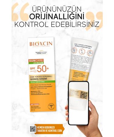 Bioxcin Sun Care SPF 50 Sun Cream for Acne Prone Skin 50 ml - Buy Online on GoSupps.com