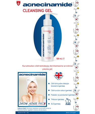 Acnecinamide Cleansing Gel Acne and Acne Skin Cleanser and Purifying Wash Gel - Buy Online on GoSupps.com