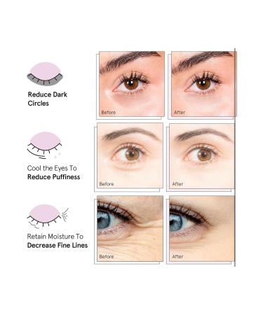 grace & stella Eye Mask (Gold 1 pc) Reduces Dark Circles Puffy Eyes Under Eye Bags - Buy Online on GoSupps.com