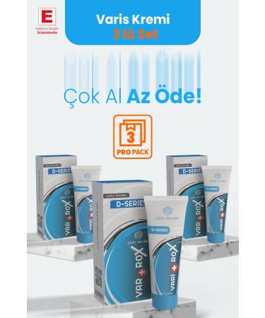 Pinky London Varirox Varicose Cream Set of 3 (3 Pieces X 100 ml)