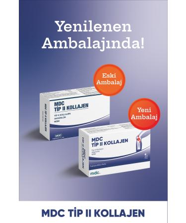 MDC Type 2 Collagen MSM and Boswellia Extract 30 Tablets Advantageous Package - Buy Online on GoSupps.com