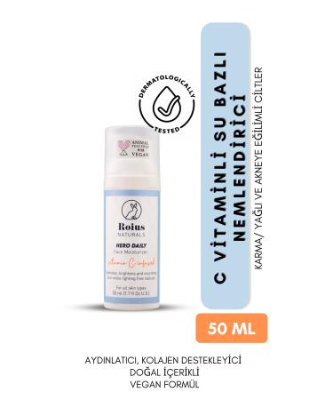 Roius Naturals Hero Daily Vitamin C Facial Moisturizer