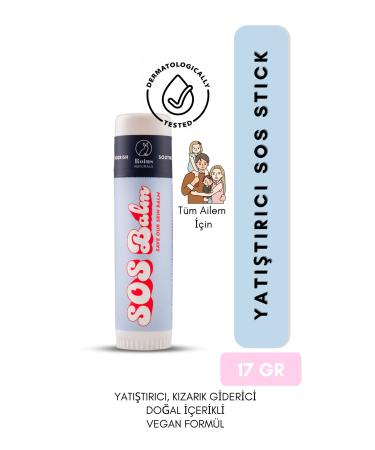 Roius Naturals Sos Balm Stick Fast Soothing and Repairing Balm Cream