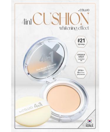 DR. CELLIO 4in1 BBOYAN Cushion SPF50+ PA++++ Whitening / #21 Light Beige Powder - Buy Online on GoSupps.com
