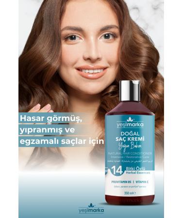 yesilmarka Natural Hair Conditioner Intensive Care 350ml - Buy Online on GoSupps.com