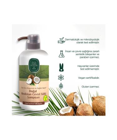 Ey p Sabri Tuncer Natural Coconut Milk Shampoo 600 ml - Buy Online on GoSupps.com
