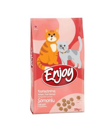 Premium Enjoy Salmon Sterilized Cat Food 10 Kg