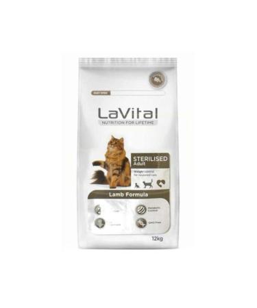 La Vital Lavital Lamb Sterilized Adult Cat Food 12 Kg - Buy Online on GoSupps.com