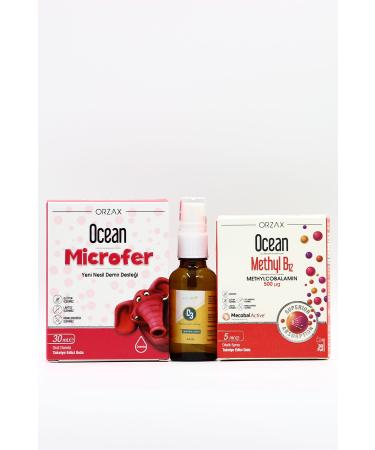 Iron and Vitamin B12 Support Package for Children with Ocean Microfer Estellife D3 Ocean Methyl B12 - Buy Online on GoSupps.com