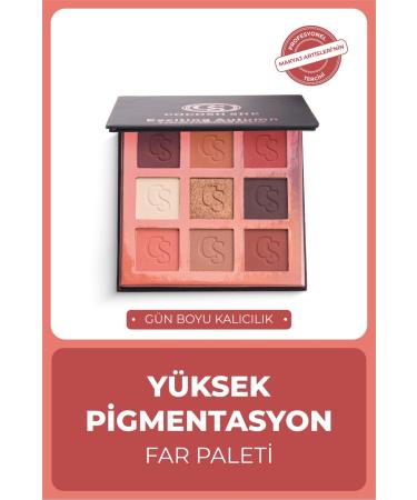 Cocosh She Exciting Autumn 9 Color Eyeshadow Palette High Pigmentation Non-Clumping Easy Blending