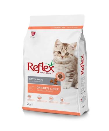 Premium Reflex Kitten Chicken Rice Cat Food 2 Kg X 2 Pieces - Buy Online on GoSupps.com