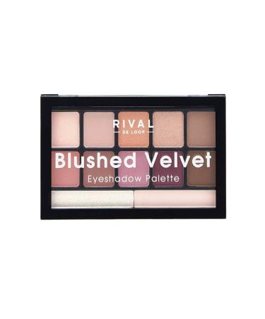 Rival De Loop Silky Soft and Intense Color-Giving Texture Waterproof Eyeshadow Palette-02 eleg.1156