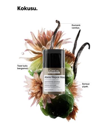 L'oreal Professionnel Absolut Repair Molecular Leave-in Mask for All Damaged Hair 50ml - Buy Online on GoSupps.com