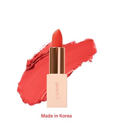 Peach C Lipstick 04 Tangerine Red Lipstick Natural Look
