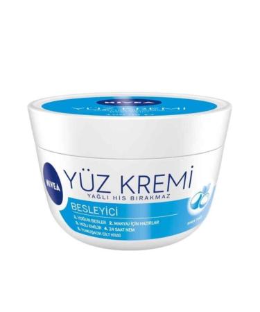 NIVEA Nourishing Face Care Cream 100ml 24 Hour Moisturizer Make-up Base Does Not Leave an Oily Feeling Fast Absorbing - Buy Online on GoSupps.com