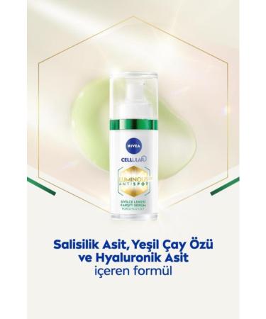 NIVEA Luminous630 Anti-Acne Spot Serum 30ml Salicylic Acid Hyaluronic Acid Oily Skin - Buy Online on GoSupps.com