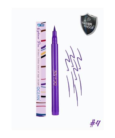Ocean Purple Eyeliner Liquid Pencil Eyeliner Waterproof Intense Pigment - Buy Online on GoSupps.com