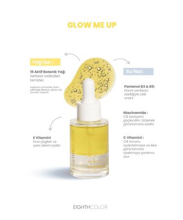 EIGHTH COLOR Magic Duo: Collagen Glow 30ml Glow Me Up 30ml Serum Set - Buy Online on GoSupps.com