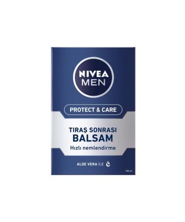 NIVEA MEN Men's After Shave Balsam Protect&Care 100ml Anti-Irritation Soothing Protective Repairing - Buy Online on GoSupps.com