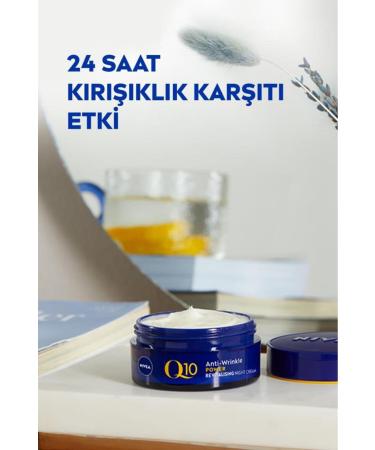 NIVEA Q10 Power Anti-Wrinkle Day Care Cream Spf15 50ml And Q10 Power Night Care Cream 50ml - Buy Online on GoSupps.com
