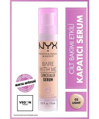 NYX Professional Makeup Bare With Me Concealer Serum 02 Light & Fat Oil Slick Click Shine Lip Balm - 11 In a Mood - Buy Online on GoSupps.com