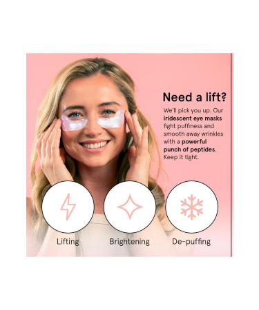 grace & stella Peptide & Rice Extract Eye Mask Holographic 1 Pair Dark Circles - Buy Online on GoSupps.com