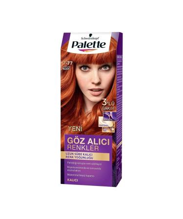 Eye-Catching Colors in the Palette Hair Dye No: 7.77 Intense Copper - Buy Online on GoSupps.com