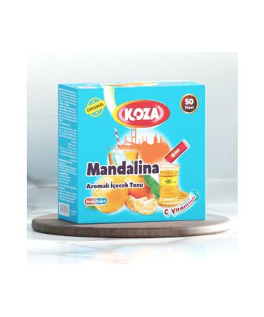 Koza Single Use Tangerine Flavored Powder Drink 50's