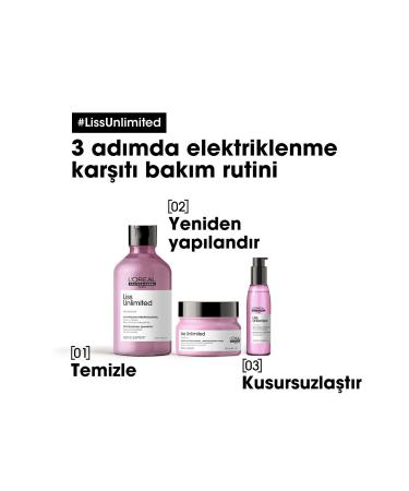 L'oreal Professionnel Serie Expert Liss Unlimited Anti-frizz and Intense Softness Mas - Buy Online on GoSupps.com