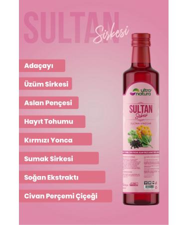 ultranatura Sultan Vinegar - 500ml - Buy Online on GoSupps.com